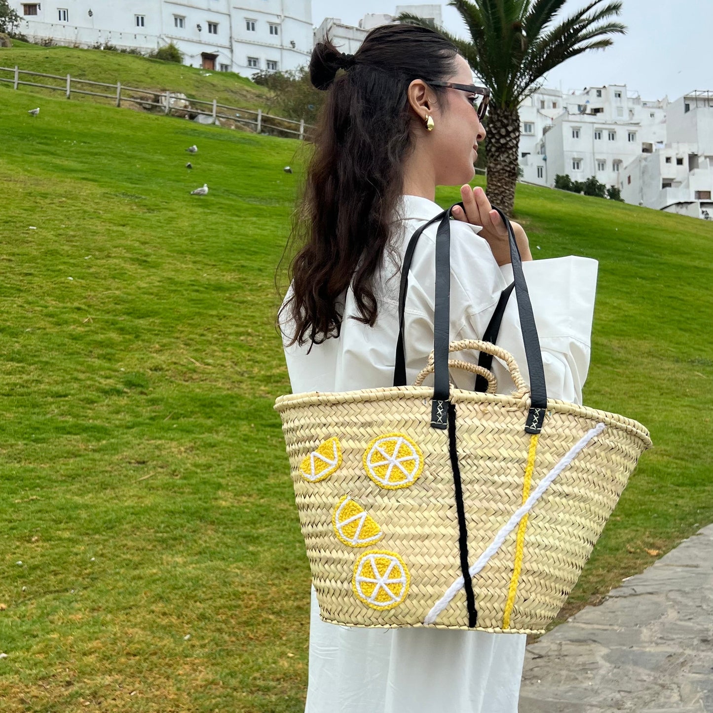 Fresh Lemon Design Tote Bag