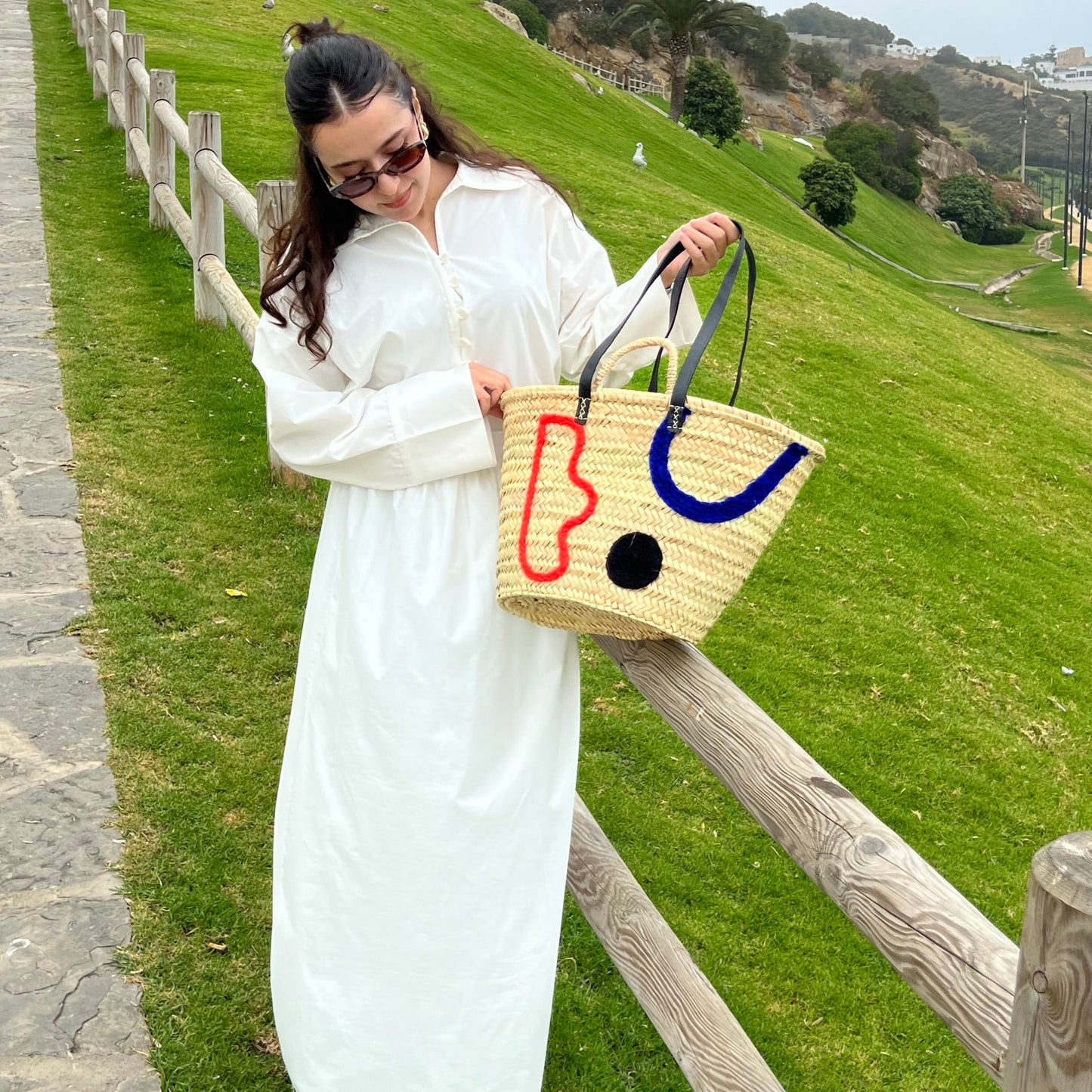 Boho Artistic Design Straw Bag