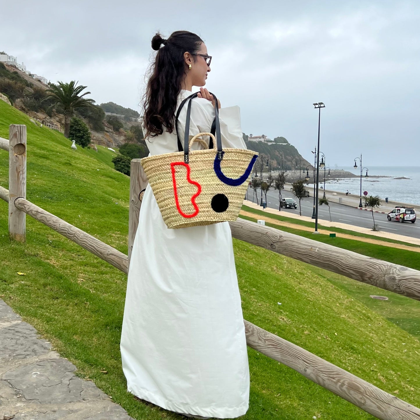 Boho Artistic Design Straw Bag