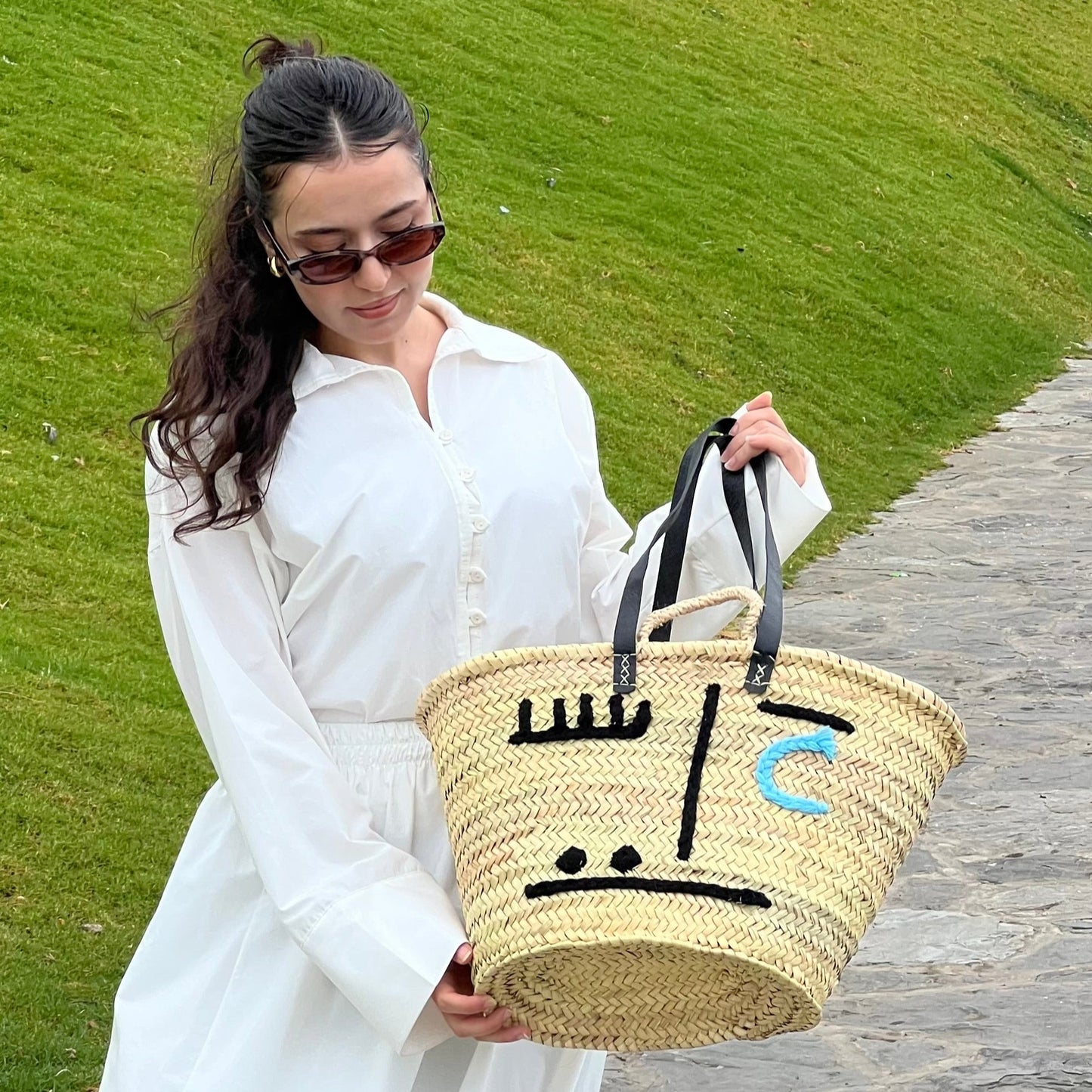 Tote with Unique Trendy Motif