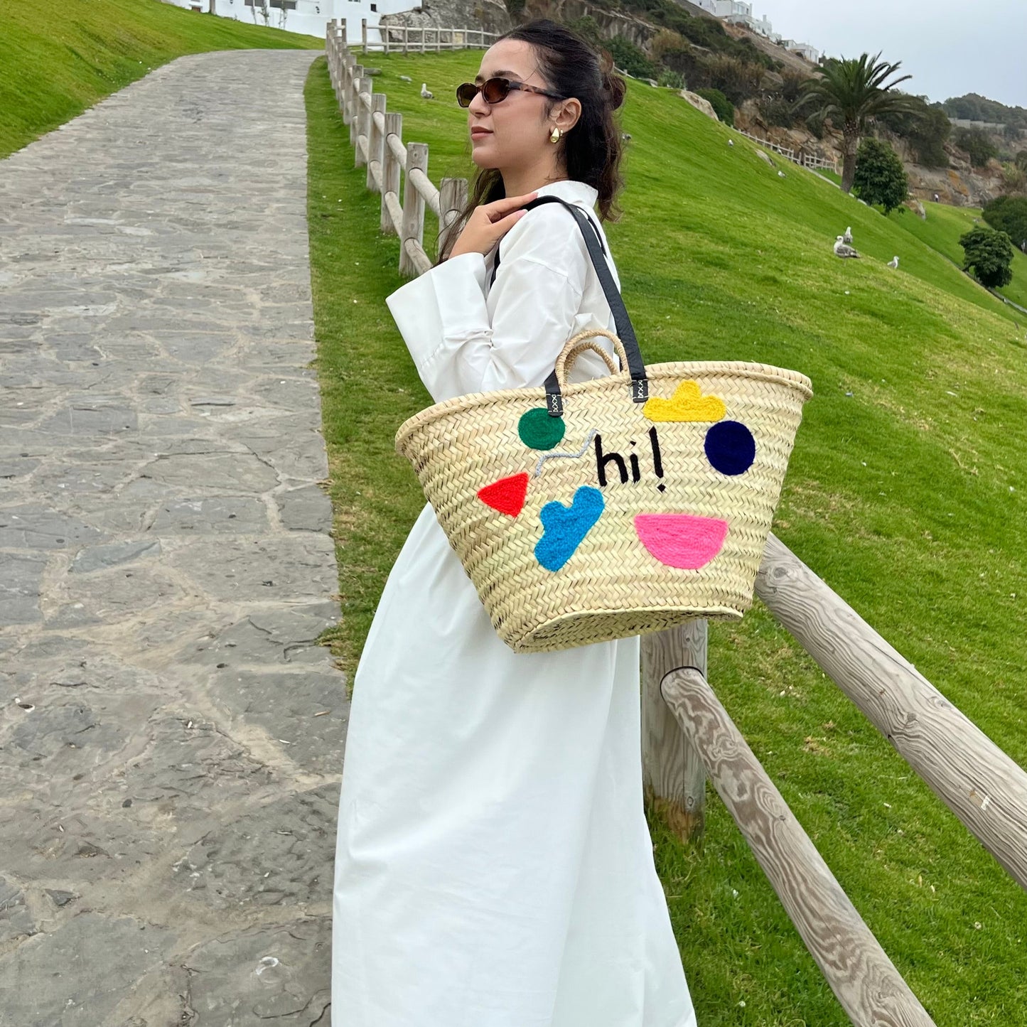 Bag with HI Embroidery
