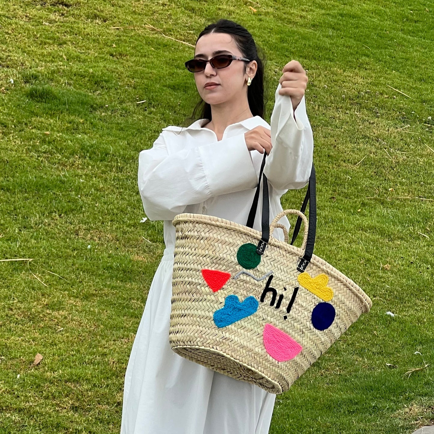 Bag with HI Embroidery