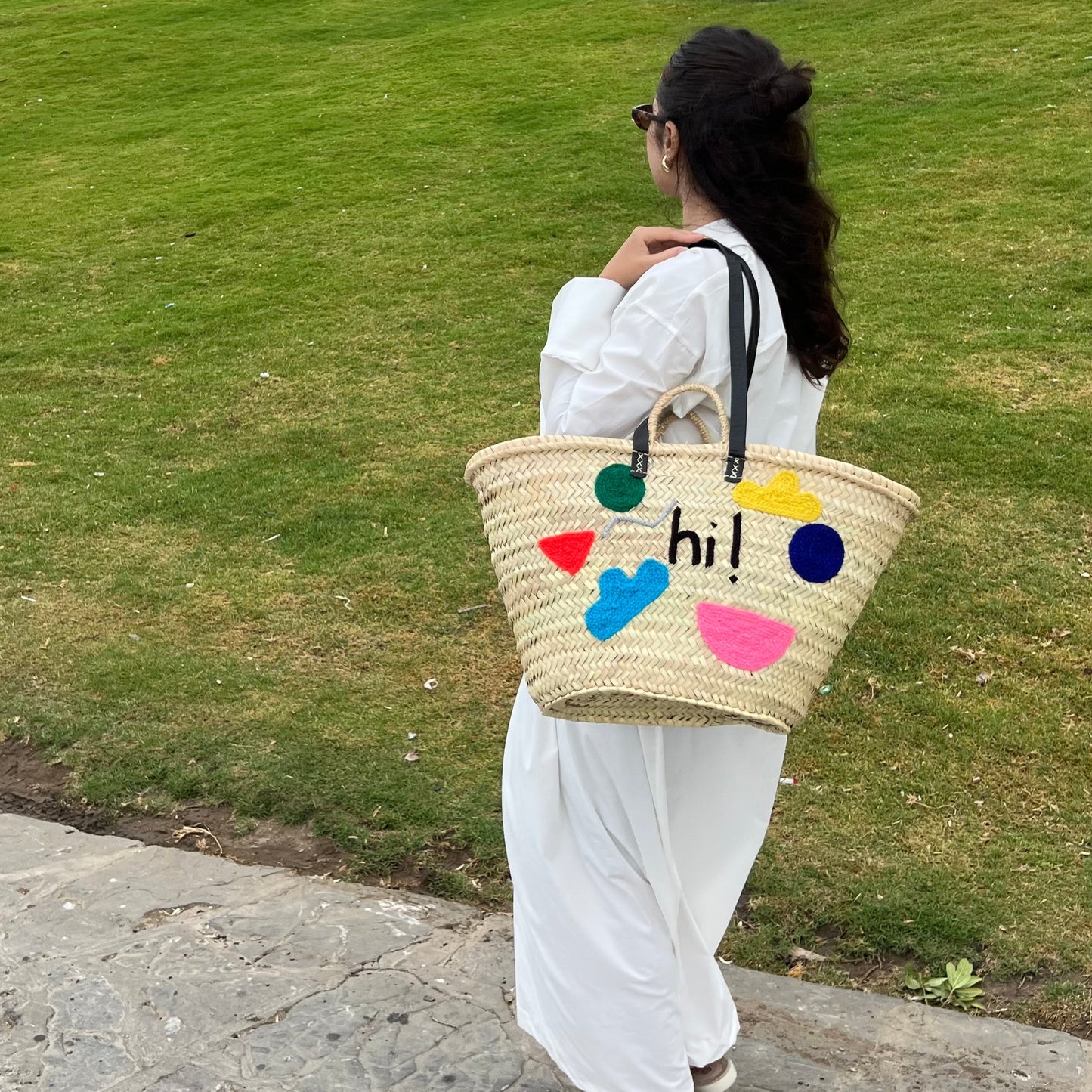 Bag with HI Embroidery