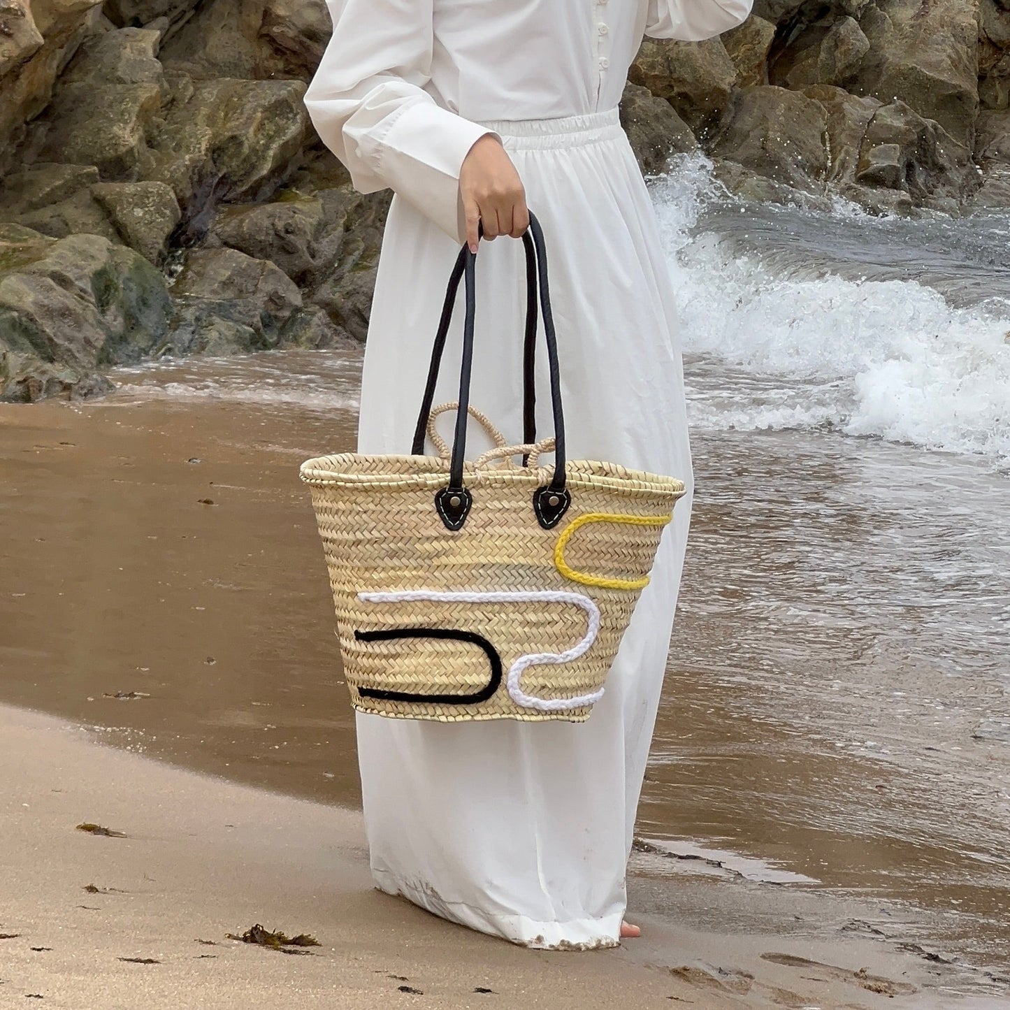Bag with Abstract Lines