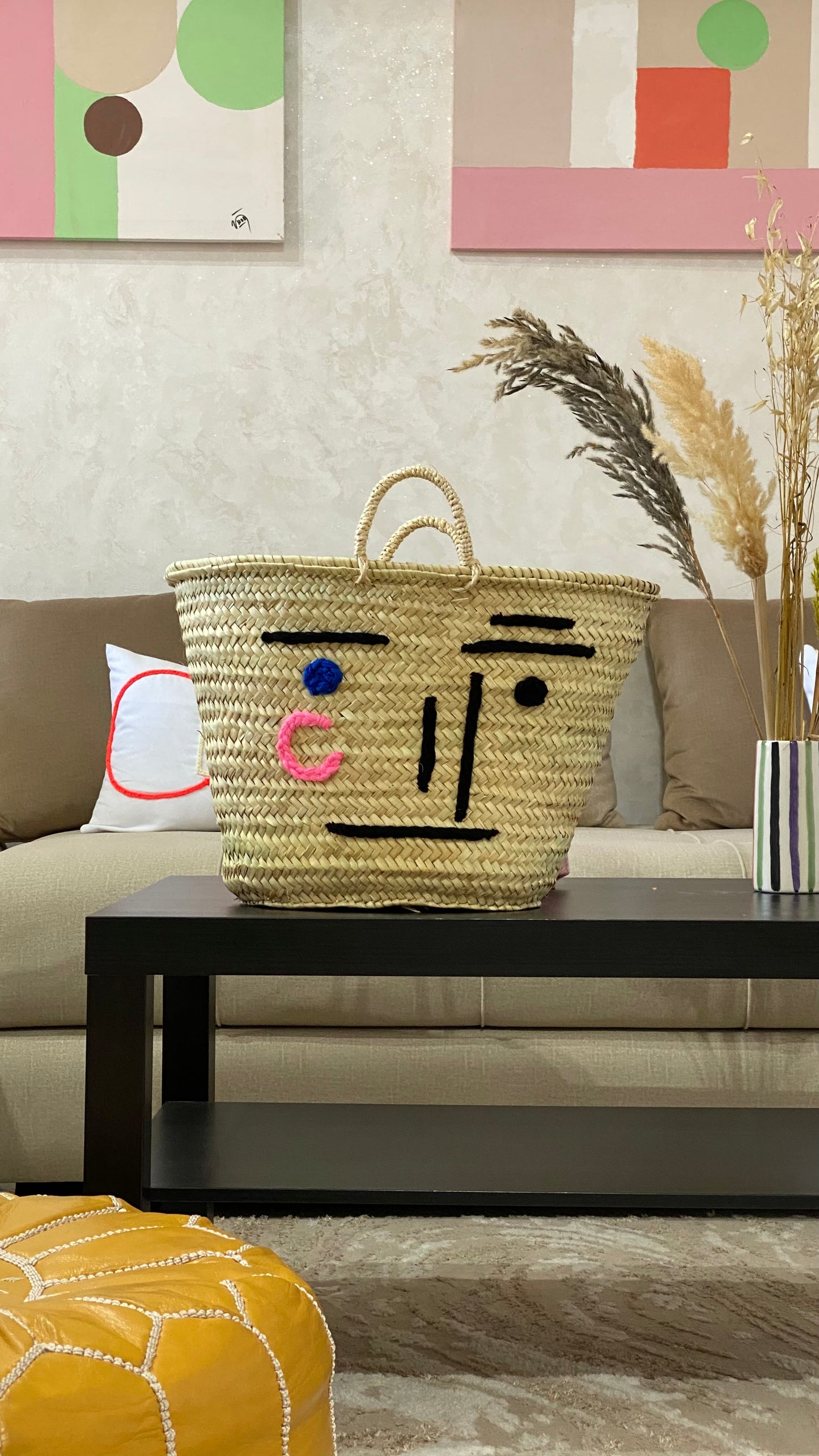 Face Beach Bag