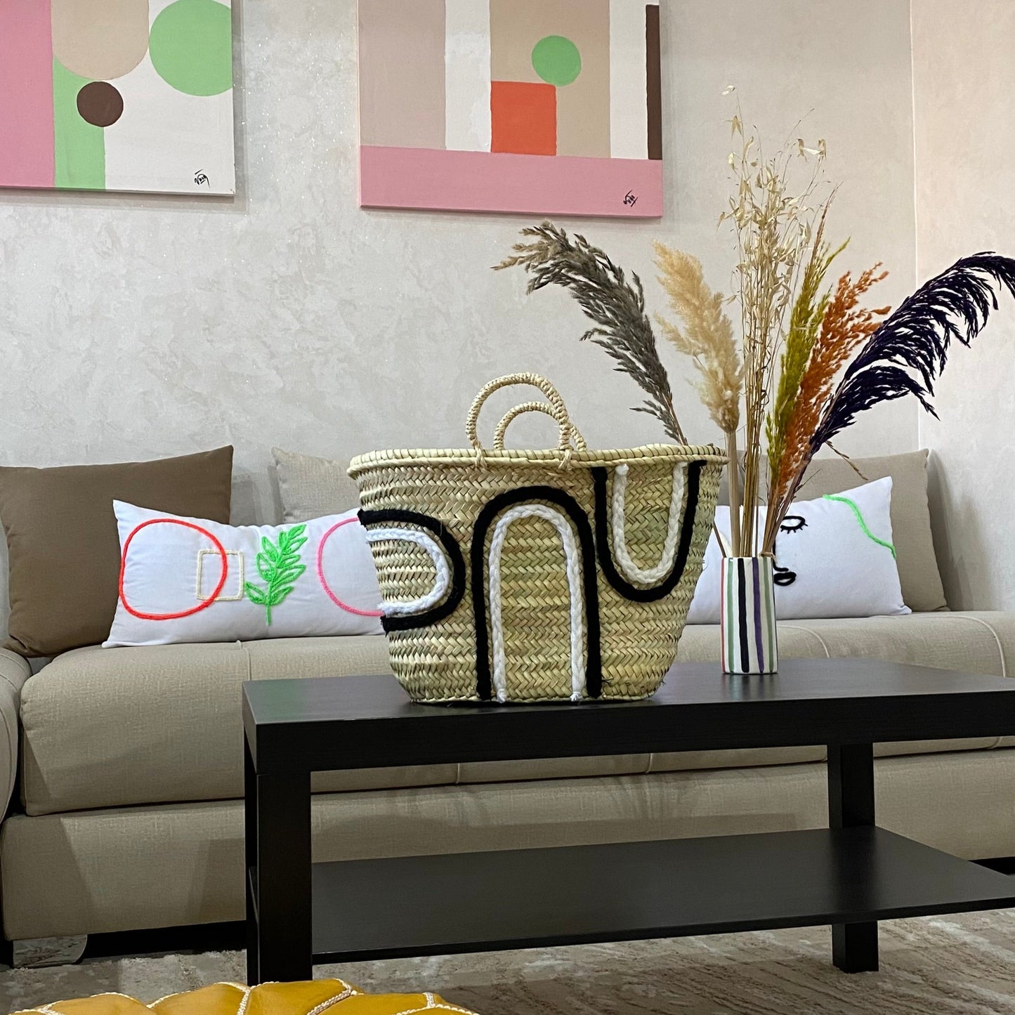 Arched Beach Bag