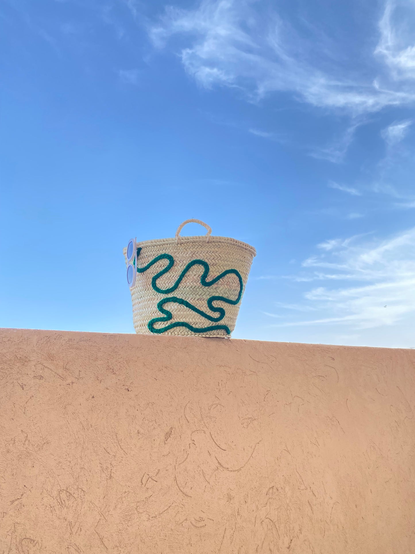 Green Squiggle bag