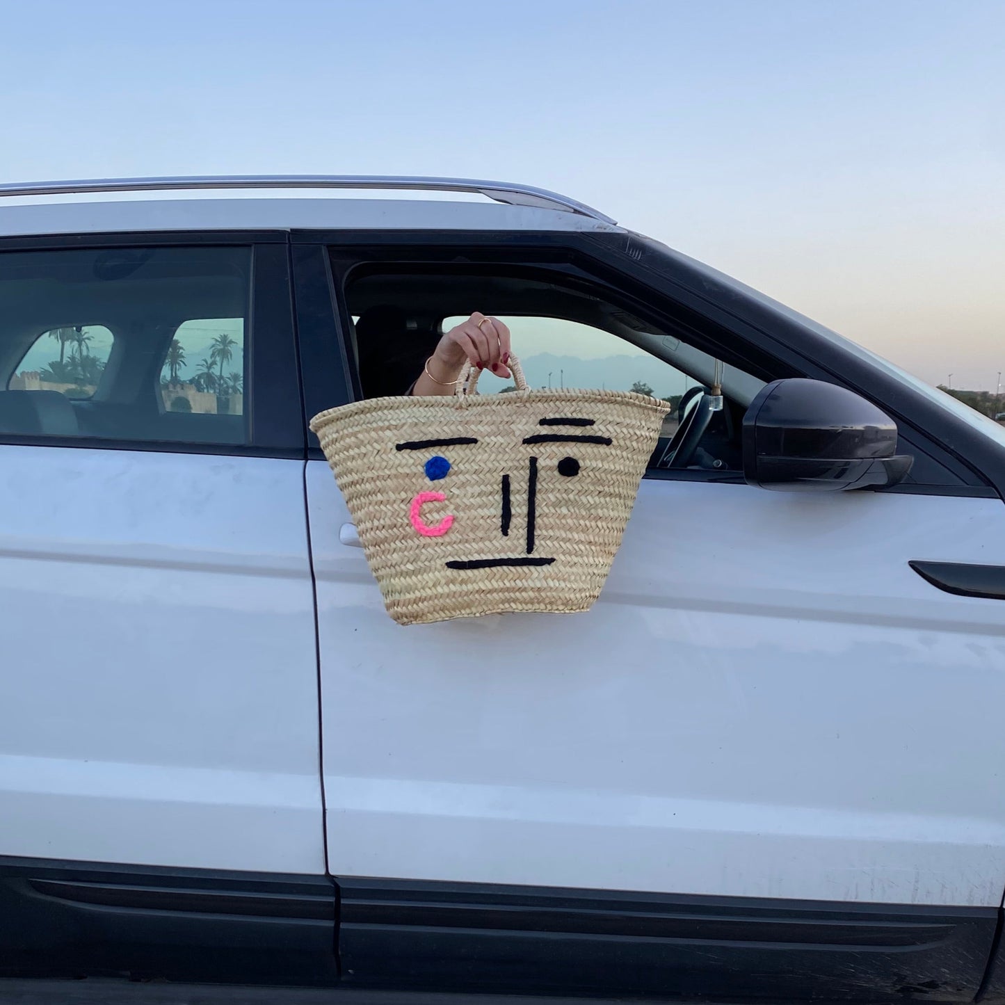Face Beach Bag