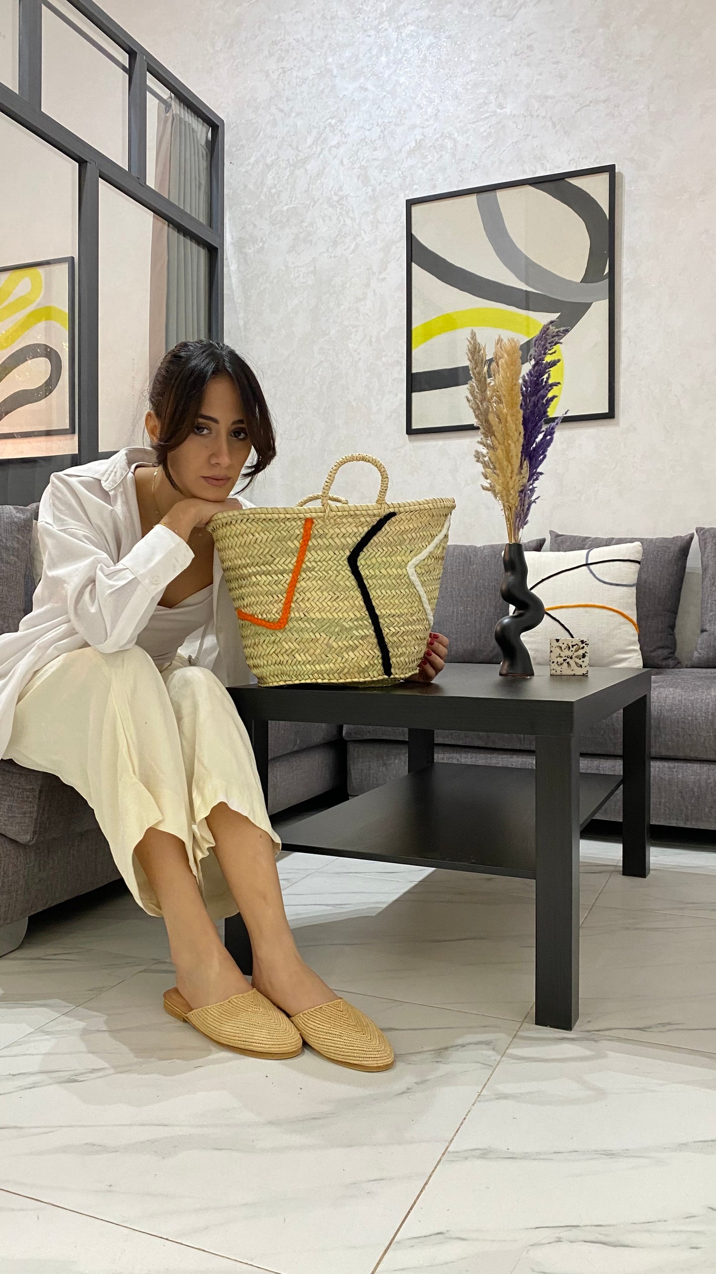 Zigzag Beach bag
