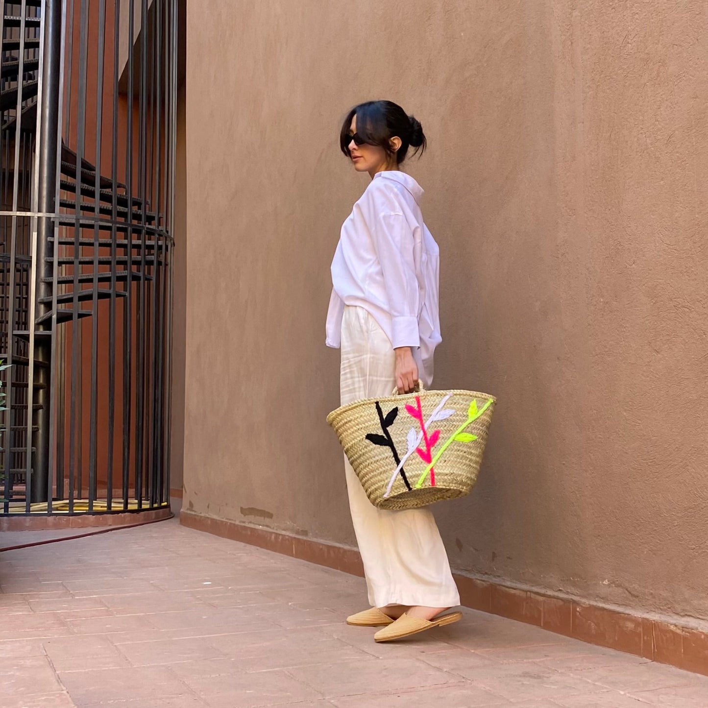 Blossom Bag- Beach tote- Picnic Bag