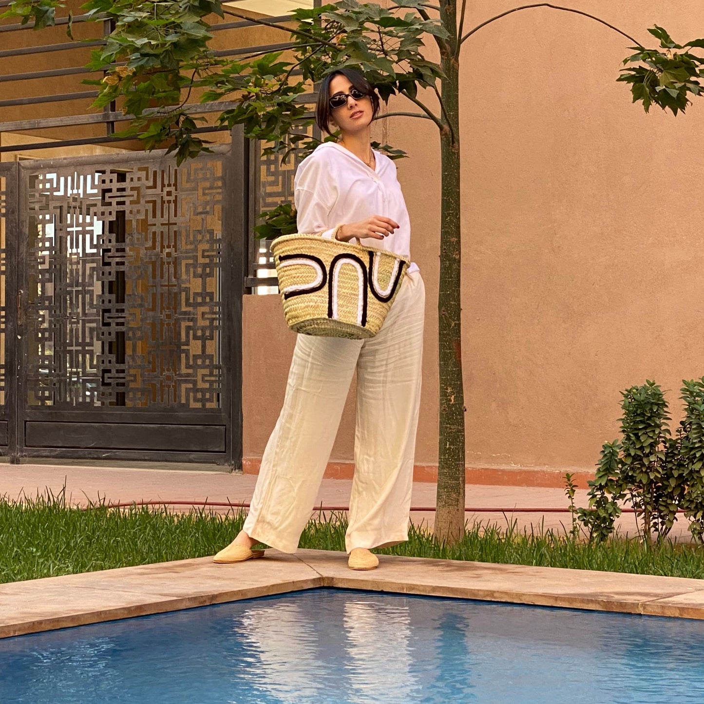 Arched Beach Bag