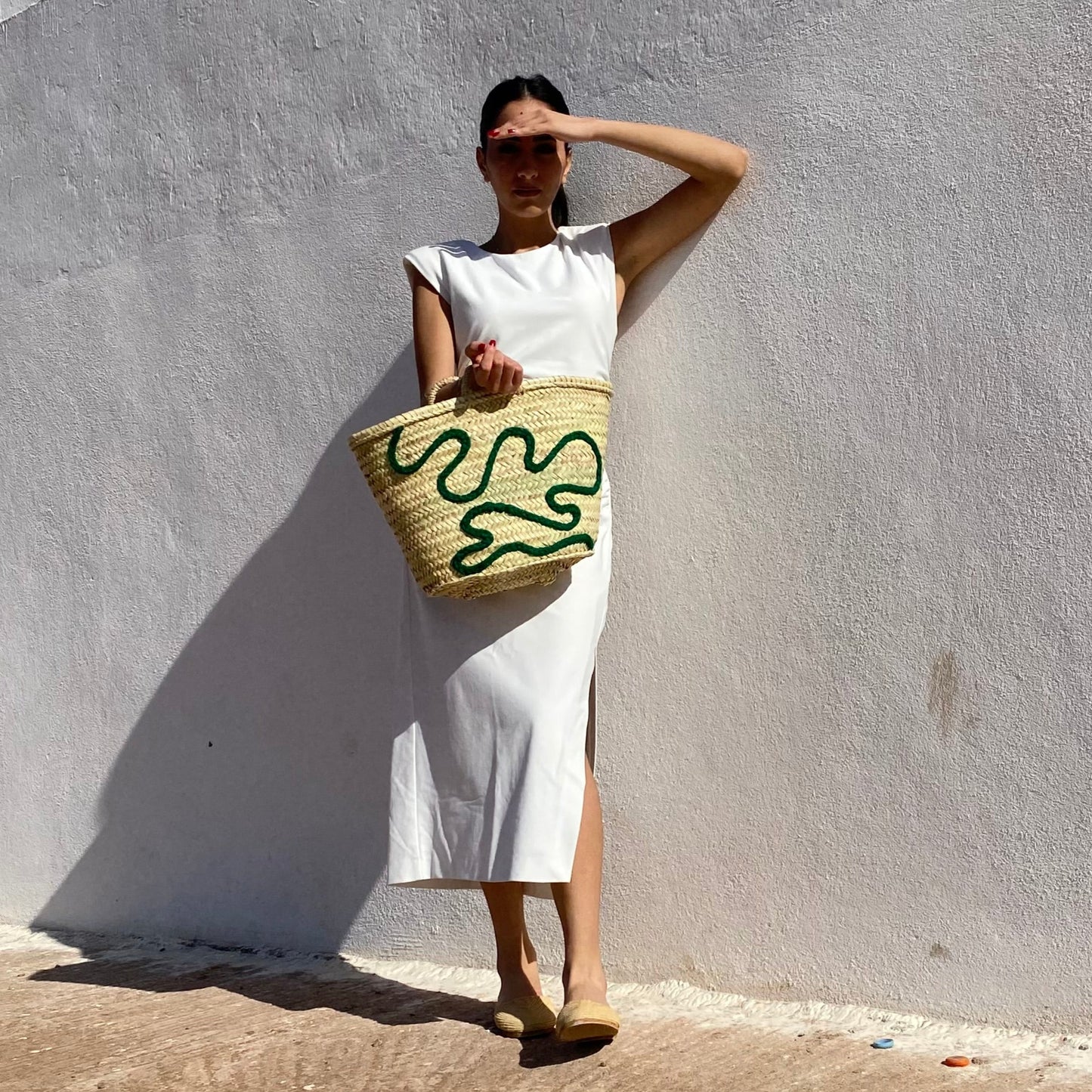 Green Squiggle bag