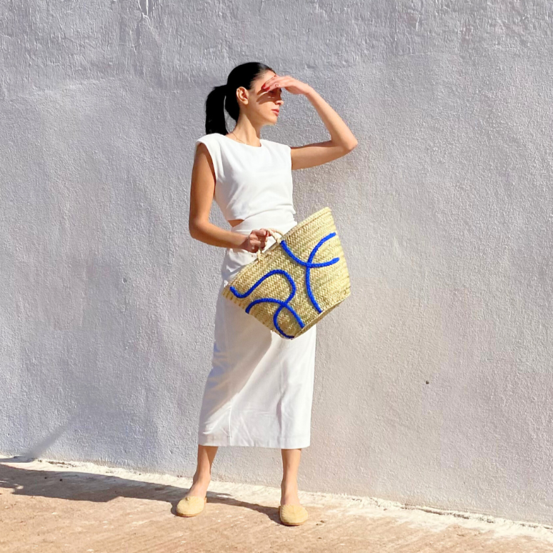 Awrad Bag - Straw Bag-Beach bag -Gift bag