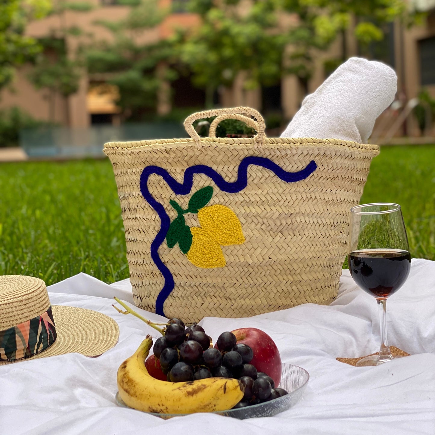 Blue Lemon Summer Bag