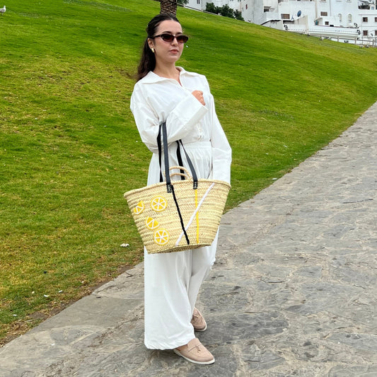 Fresh Lemon Design Tote Bag
