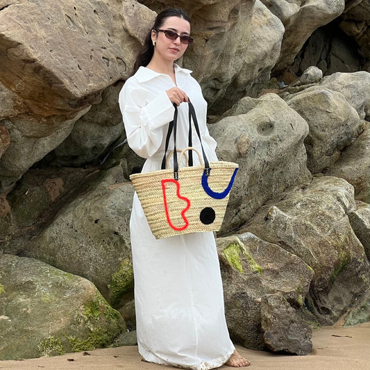 Modern Straw Handbag