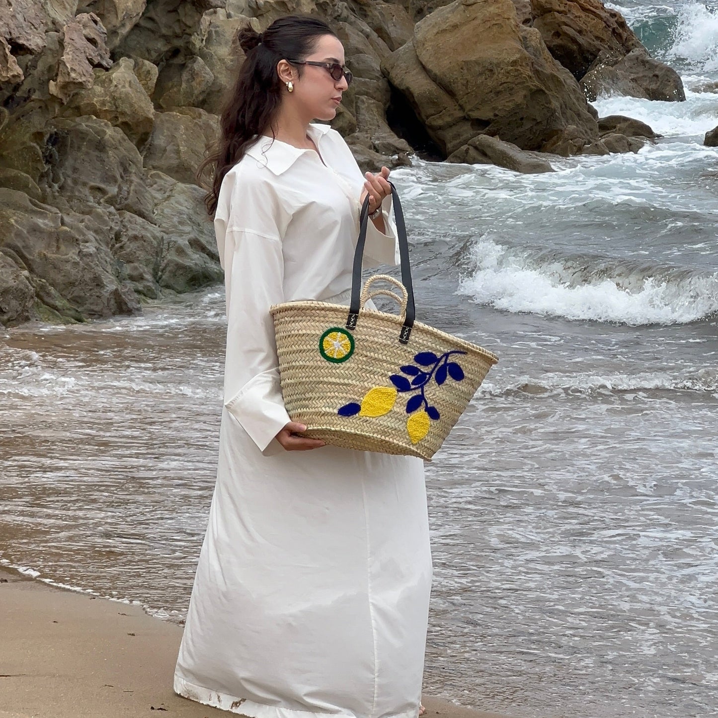 Bag with Lemon Design