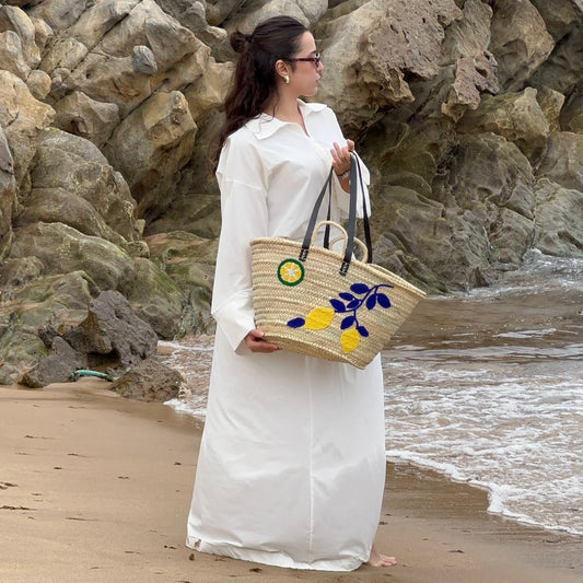 Bag with Lemon Design
