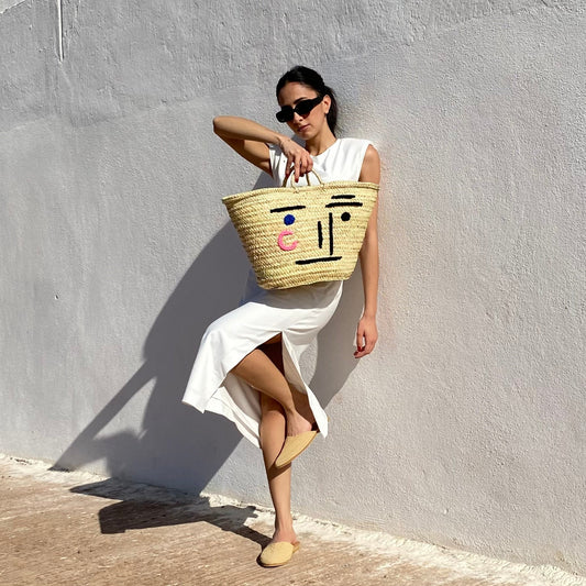Face Beach Bag