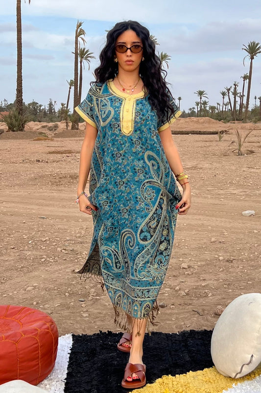 Desert Relaxed Moroccan Kaftan Dress