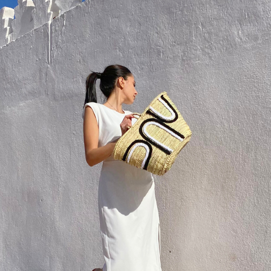 Arched Beach Bag