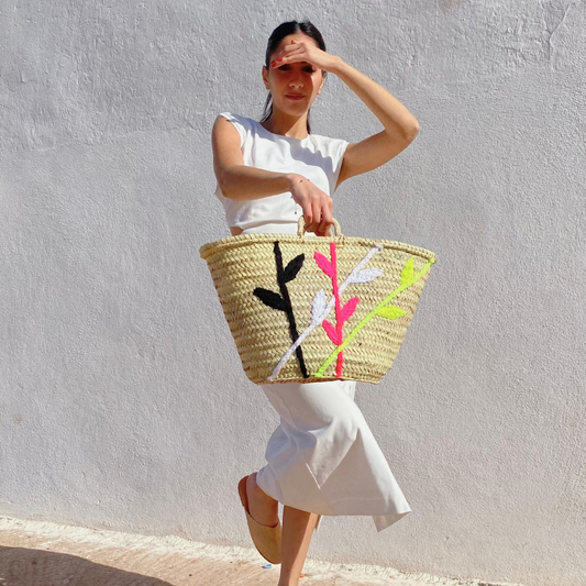 Blossom Bag- Beach tote- Picnic Bag