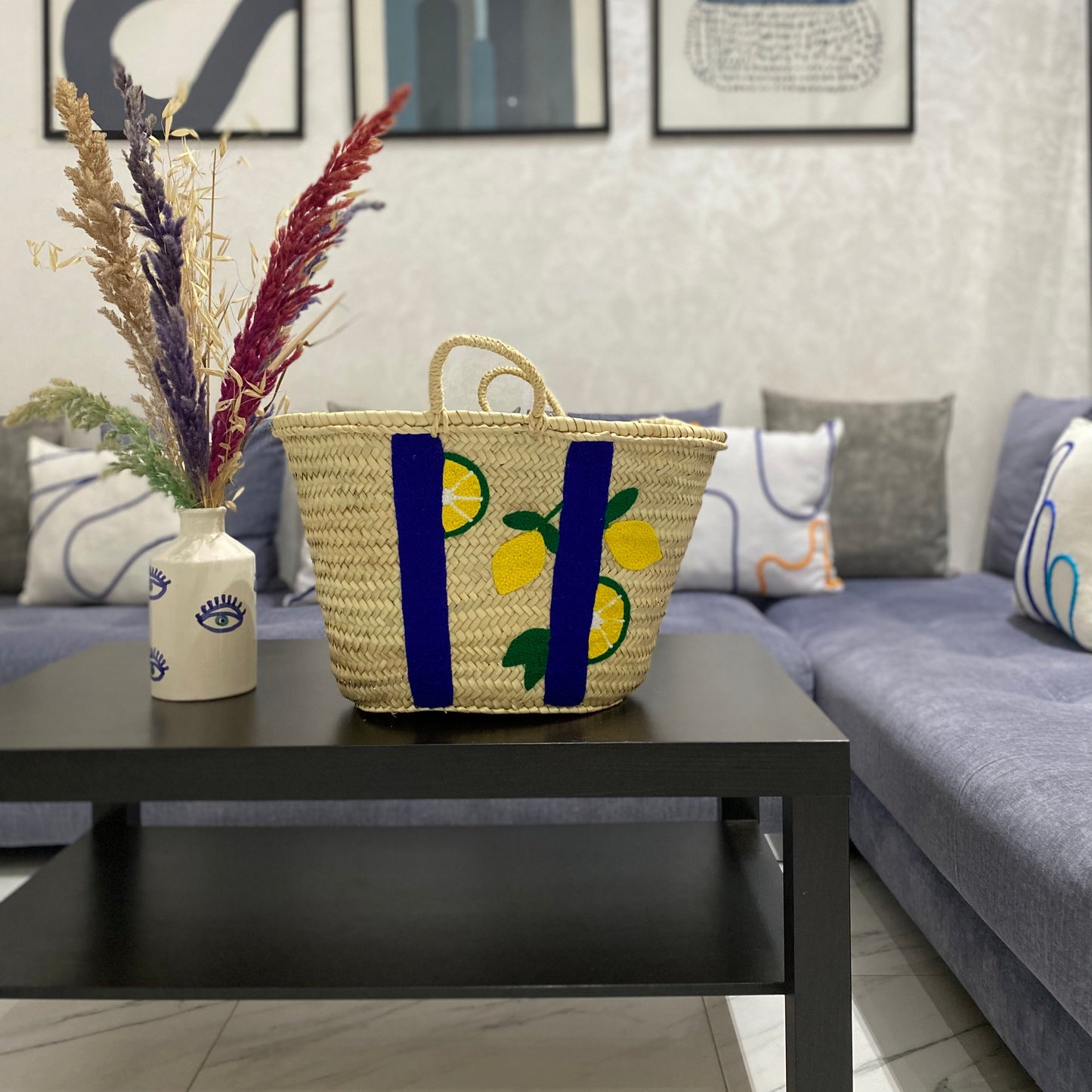 Blue Lemon Summer Bag